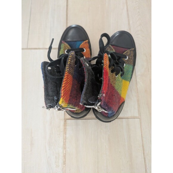 Converse Chuck Taylor Woolrich Wool Multicolor Plaid High Top Women Size 6 - Picture 5 of 6